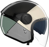 Urban Commuting Motorcycle Helmet Nolan N20-2 Visor Black / Red / Anthracite / White Blocco 354 Size Xxs