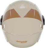 Urban Commuting Motorcycle Helmet Nolan N20-2 Visor Ivory / Ochre Impeto 343 Size M