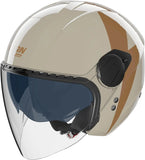 Urban Commuting Motorcycle Helmet Nolan N20-2 Visor Ivory / Ochre Impeto 343 Size L
