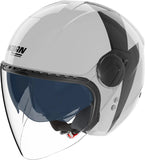Urban Commuting Motorcycle Helmet Nolan N20-2 Visor Pearl / Black Impeto 345 Size S
