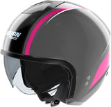 Urban Commuting Motorcycle Helmet Nolan N20-2 Lava Grey / Fuchsia Dolce Vita 346 Size M