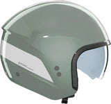 Urban Commuting Motorcycle Helmet Nolan N20-2 Grey Green / White Dolce Vita 348 Size Xxl