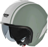 Urban Commuting Motorcycle Helmet Nolan N20-2 Grey Green / White Dolce Vita 348 Size Xl