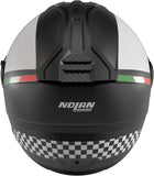 Urban Commuting Motorcycle Helmet Nolan N40-5 06 Black / White / Checkers Bellavista 341 Size M