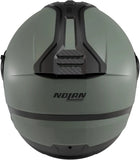 Urban Commuting Motorcycle Helmet Nolan N40-5 06 Grey Green Classico Nobile 337 Size M