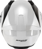 Full-Face Speeding Motorcycle Helmet Nolan N60-6 White / Black / Grey Bifase 349 Size L