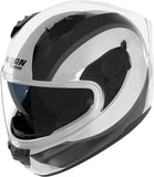 Full-Face Speeding Motorcycle Helmet Nolan N60-6 White / Black / Grey Bifase 349 Size L