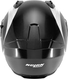 Full-Face Speeding Motorcycle Helmet Nolan N60-6 Black / White / Grey Bifase 350 Size Xl