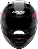 Full-Face Speeding Motorcycle Helmet Nolan N60-6 Black / Fuchsia Sincrono 354 Size Xxxl