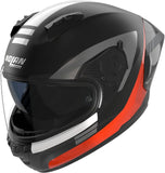 Full-Face Speeding Motorcycle Helmet Nolan N60-6 Sport Black / Orange Contrasto 357 Size M