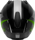 Full-Face Speeding Motorcycle Helmet Nolan N60-6 Sport Black / Fluo Green Contrasto 358 Size M