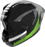 Full-Face Speeding Motorcycle Helmet Nolan N60-6 Sport Black / Fluo Green Contrasto 358 Size Xl