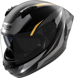 Full-Face Speeding Motorcycle Helmet Nolan N60-6 Sport Black / Grey / Anthracite / Gold Lesmo 354 Size Xxxl