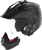 Flip-Up Travelling Motorcycle Helmet Nolan N70-2 X 06 Matte Black Classico 302 Size Xxl