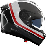 Full-Face Speeding Motorcycle Helmet Nolan N80-8 Black / Anthracite / White / Red Incline 353 Size Xs