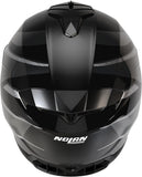 Full-Face Speeding Motorcycle Helmet Nolan N80-8 Black / Anthracite / Chrome Silver Fervo 356 Size M