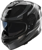 Full-Face Speeding Motorcycle Helmet Nolan N80-8 Black / Anthracite / Chrome Silver Fervo 356 Size M
