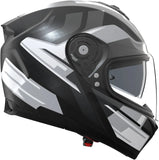 Full-Face Speeding Motorcycle Helmet Nolan N80-8 Schwarz / Weiß / Anthrazit Trittico 359 Size Xxl