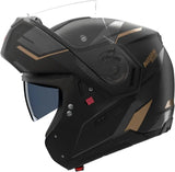 Flip-Up Travelling Motorcycle Helmet Nolan N90-3 06 Black / Anthracite / Gold Sincrono 351 Size S