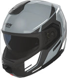 Flip-Up Travelling Motorcycle Helmet Nolan N90-3 06 Grey / Black / White Sincrono 352 Size Xs