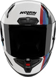 Full-Face Speeding Motorcycle Helmet Nolan X-804 Rs Ultra Carbon Carbon / White / Blue / Red Gemini 364 Size S