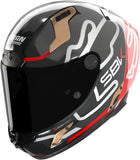 Full-Face Speeding Motorcycle Helmet Nolan X-804 Rs Ultra Carbon Carbon / Red / Gold Sbk 360 Size Xxl