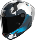 Full-Face Speeding Motorcycle Helmet Nolan X-804 Rs Ultra Carbon Blue Liquido / Checa Checa 30Th Anniversary Special Edition 355 Size Xxxl
