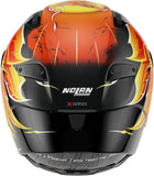 Full-Face Speeding Motorcycle Helmet Nolan X-804 Rs Ultra Carbon Carbon / Red / Orange / Yellow Replica Iannone 368 Size Xs