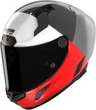 Full-Face Speeding Motorcycle Helmet Nolan X-804 Rs Ultra Carbon Carbon / Lava Grey / Red / White Blocco 369 Size Xxxl