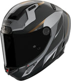 Full-Face Speeding Motorcycle Helmet Nolan X-804 Rs Ultra Carbon Carbon / Black / Grey / Gold Lesmo 361 Size Xxxl